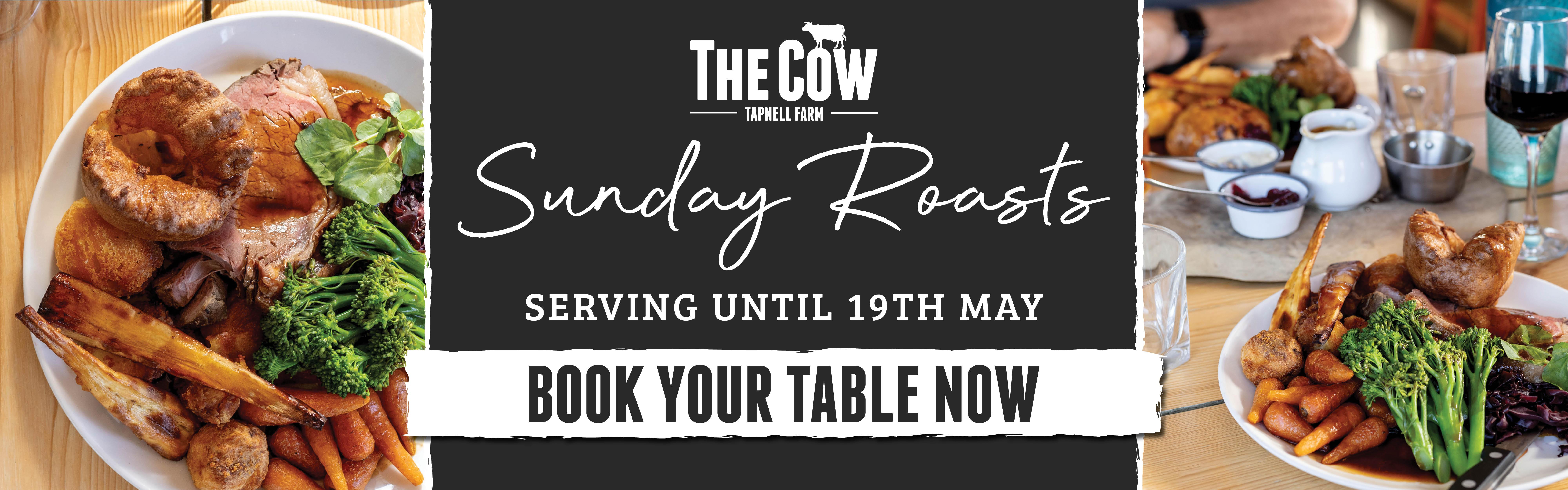 Sunday Roasts Web Banner until 19th May