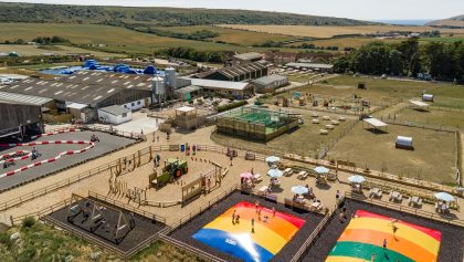 Tapnell Farm Park aerial view