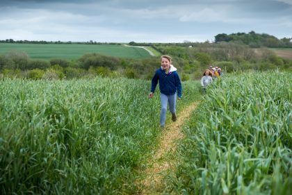 Tapnell Farm Tapnell Trail view