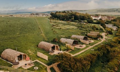 Tapnell Farm accommodation aerial view