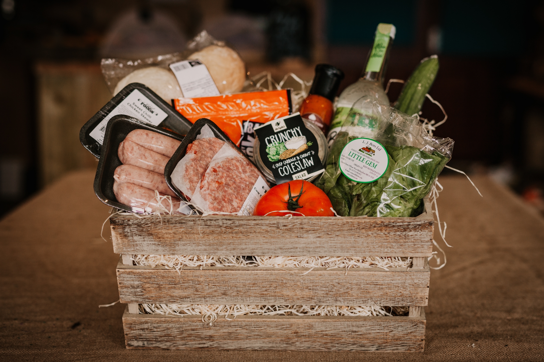 Tapnell Farm Isle of Wight Farm Shop BBQ Hamper