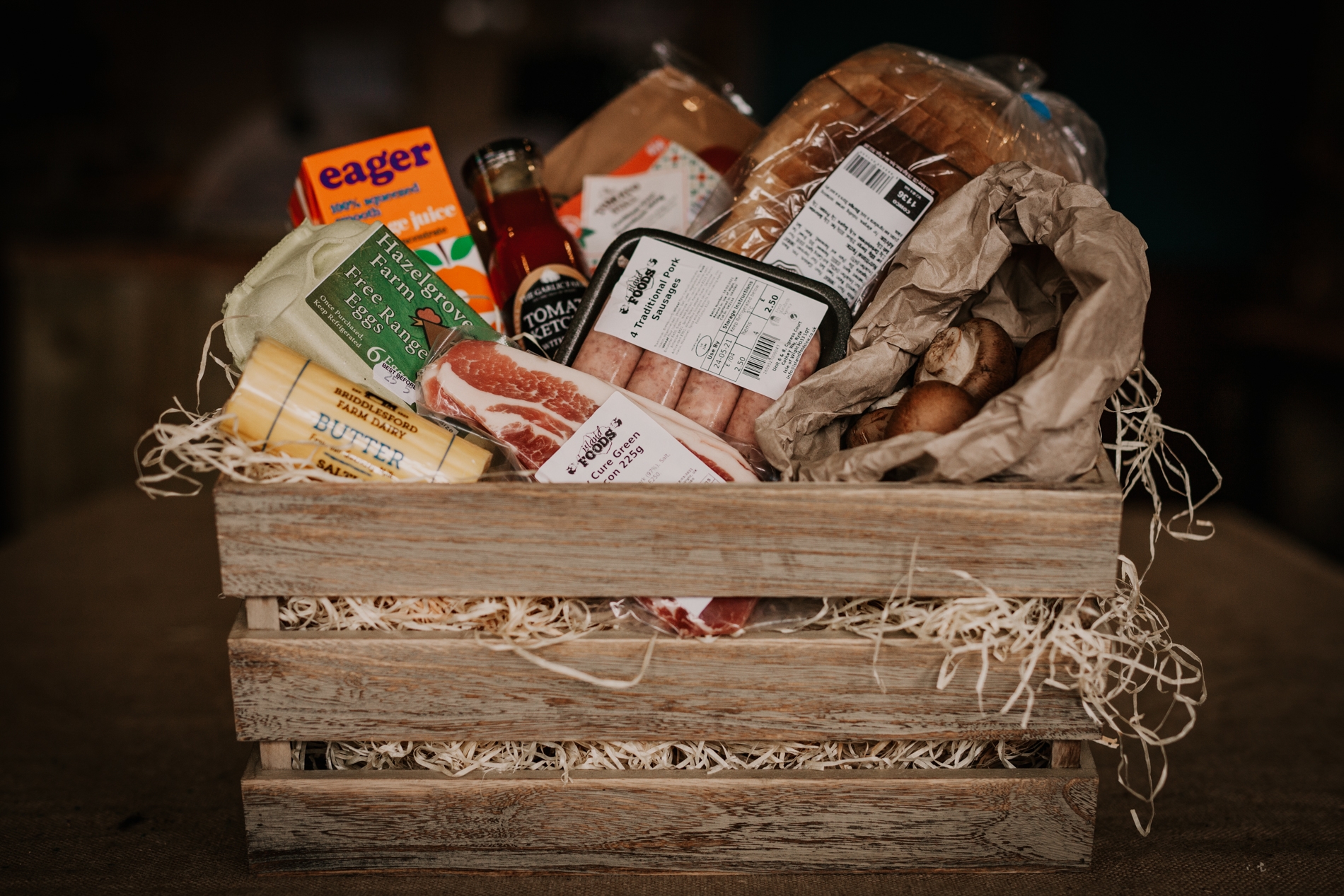 Tapnell Farm Isle of Wight Farm Shop Full English Breakfast Hamper