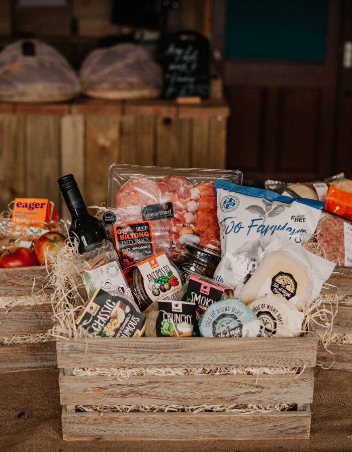 Tapnell Farm Isle of Wight Farm Shop selection of hampers