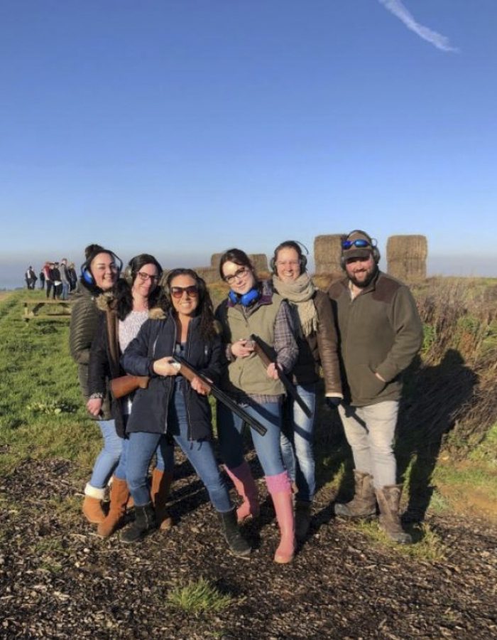 Top Targets clay pigeon shoot Tapnell Farm group