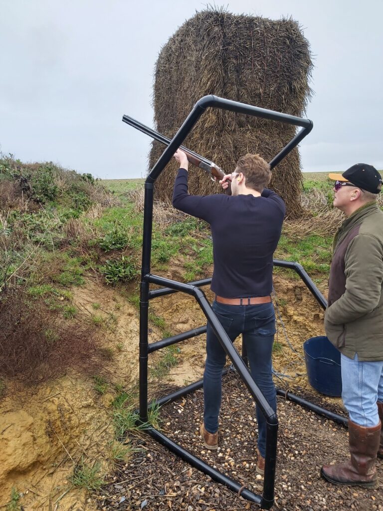 Clay pigeon shooting at Tapnell Farm Top Targets