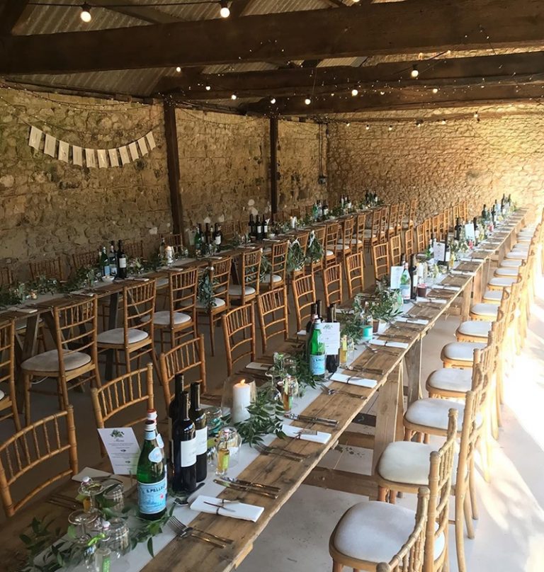 East Afton Farmhouse Wedding Reception