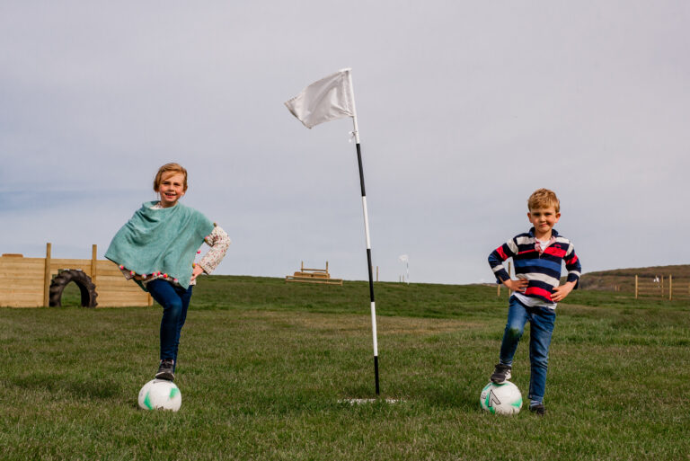 Tapnell Farm Football Golf kids