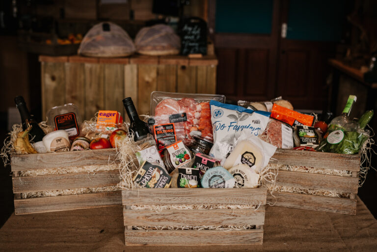 Tapnell Farm Isle of Wight Farm Shop selection of hampers