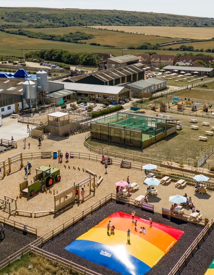 Tapnell Farm Park aerial view