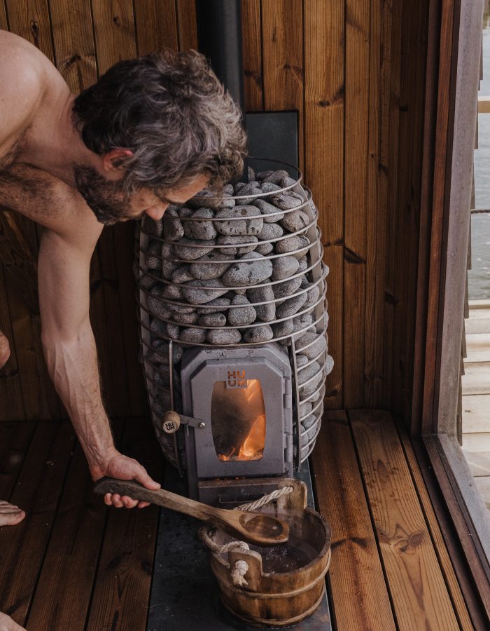 Uks first floating sauna at Tapnell Farm Press Picture 3