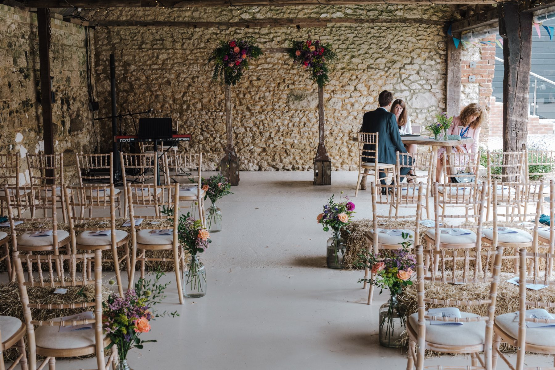 East Afton Farmhouse Wedding Venue Isle of Wight Wedding Barns AI
