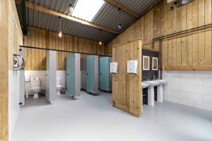Tapnell Farm IOW No Fuss Glamping Shower Toilet block