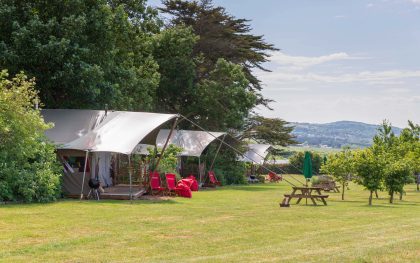 Toms Eco Lodge Safari Tents Tapnell Farm Isle of Wight