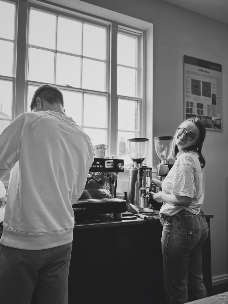 Tapnell Farm Park Coffee House Barista training at Cafe Isola