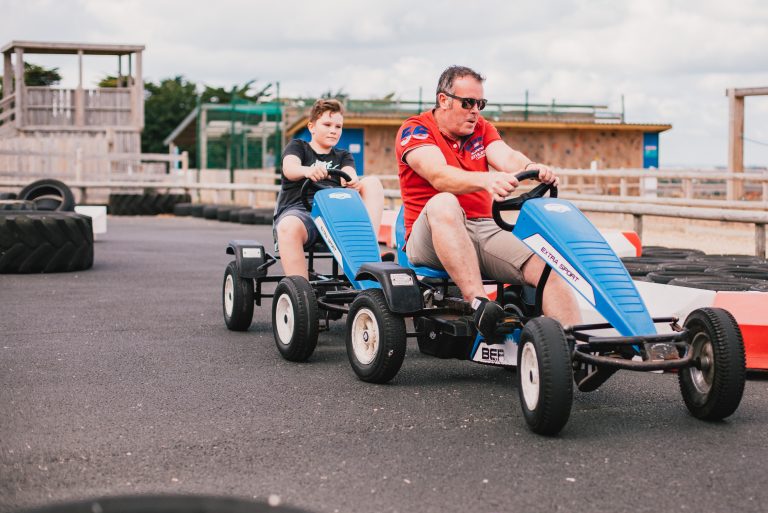 Tapnell Farm Park Go Kart Race